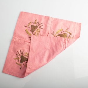 Altın İşli Pembe Çevre