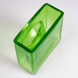 Christian Tortu Yeşil Cam Vazo