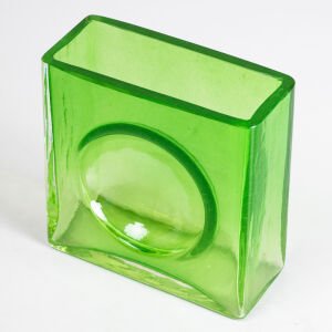 Christian Tortu Yeşil Cam Vazo