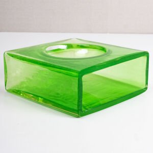 Christian Tortu Yeşil Cam Vazo