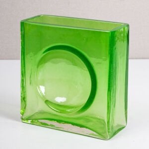 Christian Tortu Yeşil Cam Vazo