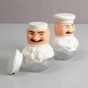 Aşçı Tuzluk Biberlik / Beyaz