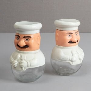 Aşçı Tuzluk Biberlik / Beyaz