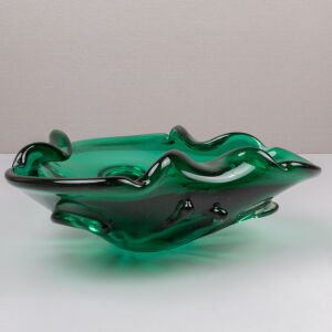 Koyu Yeşil Murano Çanak