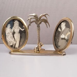 Art Deco Çiftli Çerçeve / Köpekli