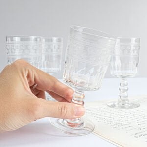 Baccarat İğne İşli 4 Kristal Kadeh