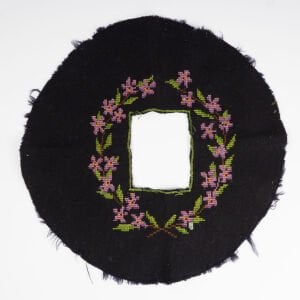 Koyu Lacivert El İşi Çerçeve