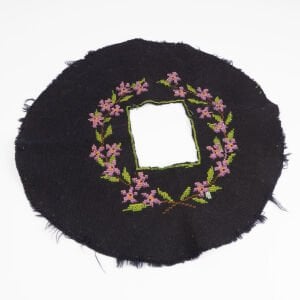 Koyu Lacivert El İşi Çerçeve