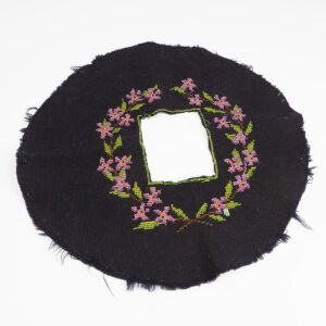 Koyu Lacivert El İşi Çerçeve