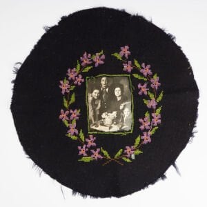 Koyu Lacivert El İşi Çerçeve