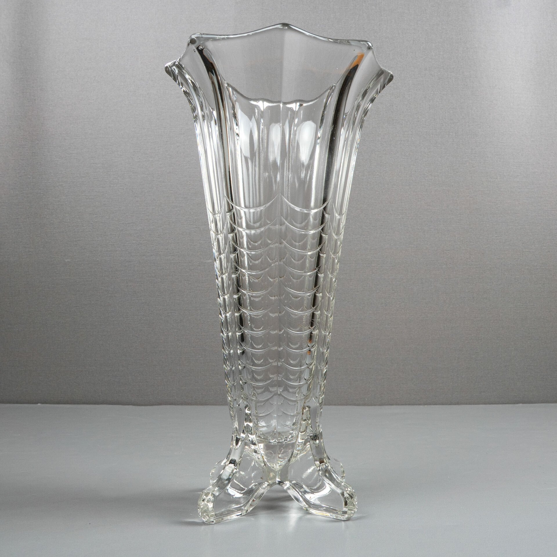 Val Saint Lambert Art Deco Saydam Vazo