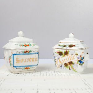 Porcelain de Paris Amitie Yazılı Şekerlik