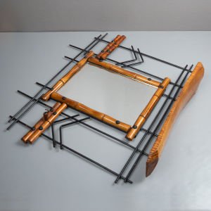 Bambu Çerçeveli Ayna