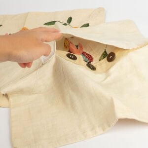 Çift Melekli Yastık Yüzü