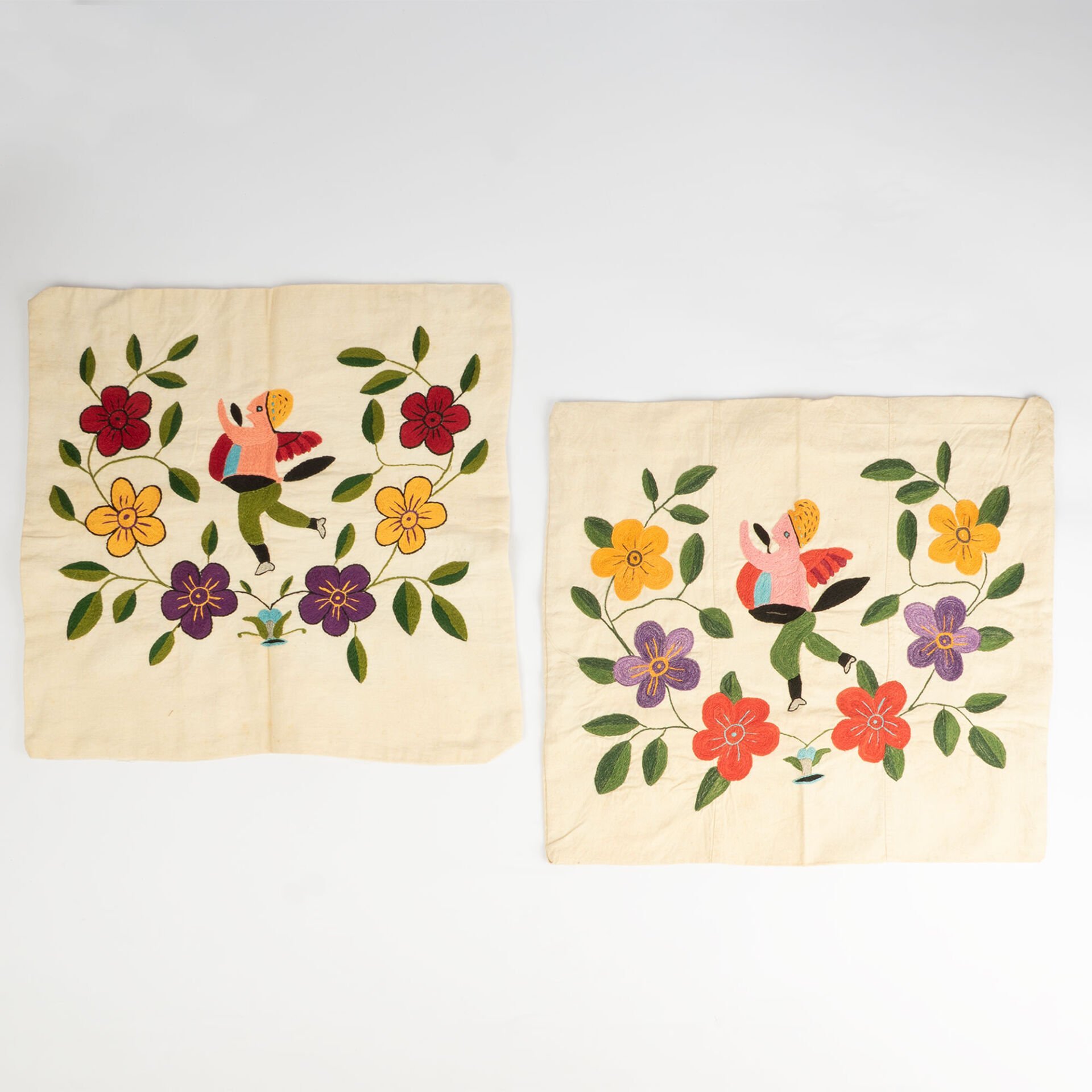 Çift Melekli Yastık Yüzü