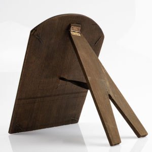 Nikel Düğmeli Ayaklı Taş Ayna