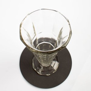 Şeffaf Art Deco Vazo