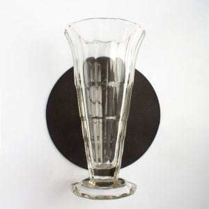 Şeffaf Art Deco Vazo