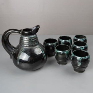 Lava Seramik Sürahi ve Bardakları