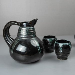 Lava Seramik Sürahi ve Bardakları