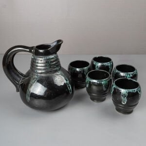 Lava Seramik Sürahi ve Bardakları