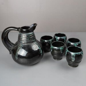 Lava Seramik Sürahi ve Bardakları