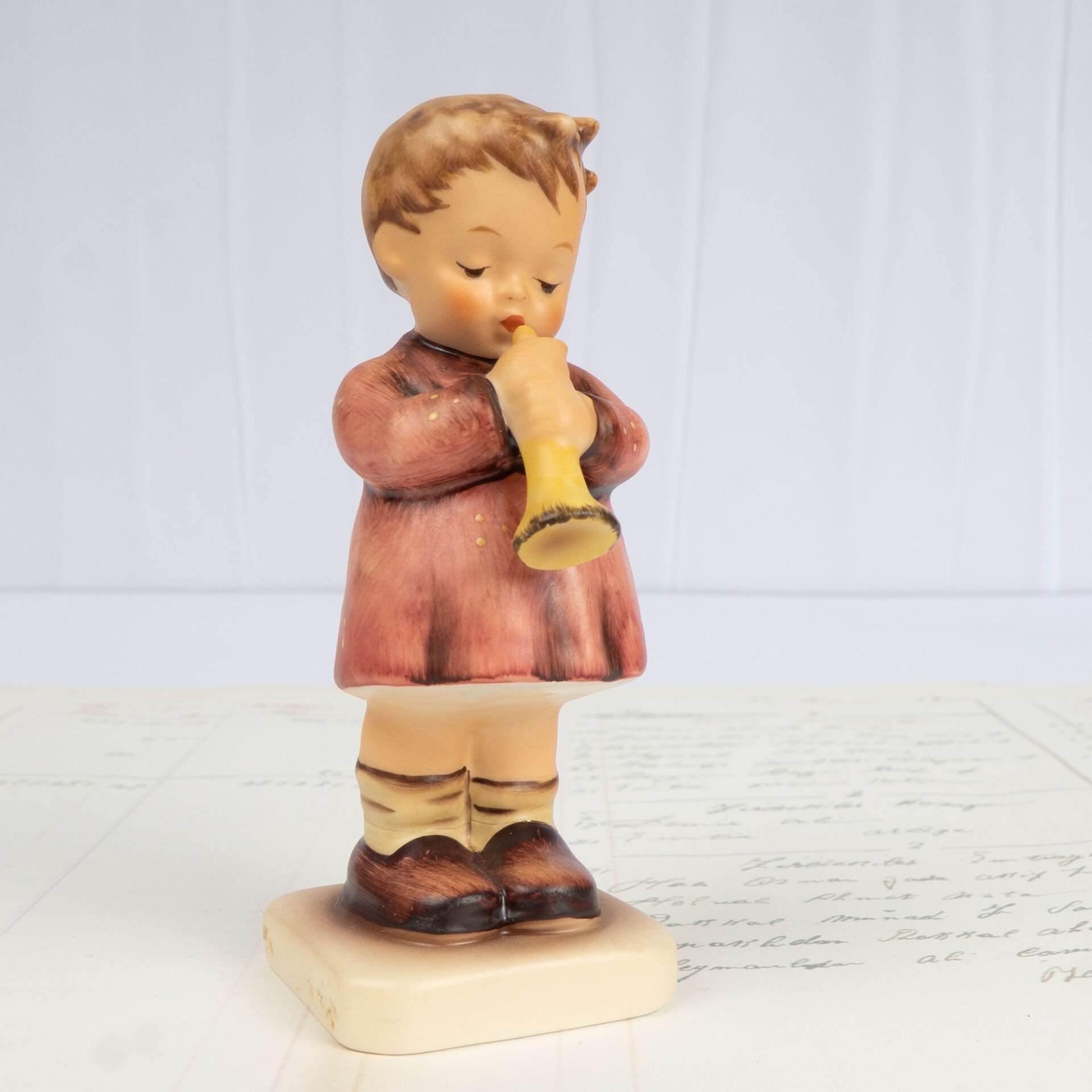 Goebel Hummel Trompetli Kız Biblo