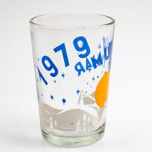 Paşabahçe Yıl Bardakları 1979 Karlı Dağlar