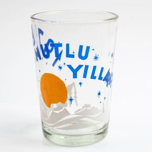 Paşabahçe Yıl Bardakları 1979 Karlı Dağlar