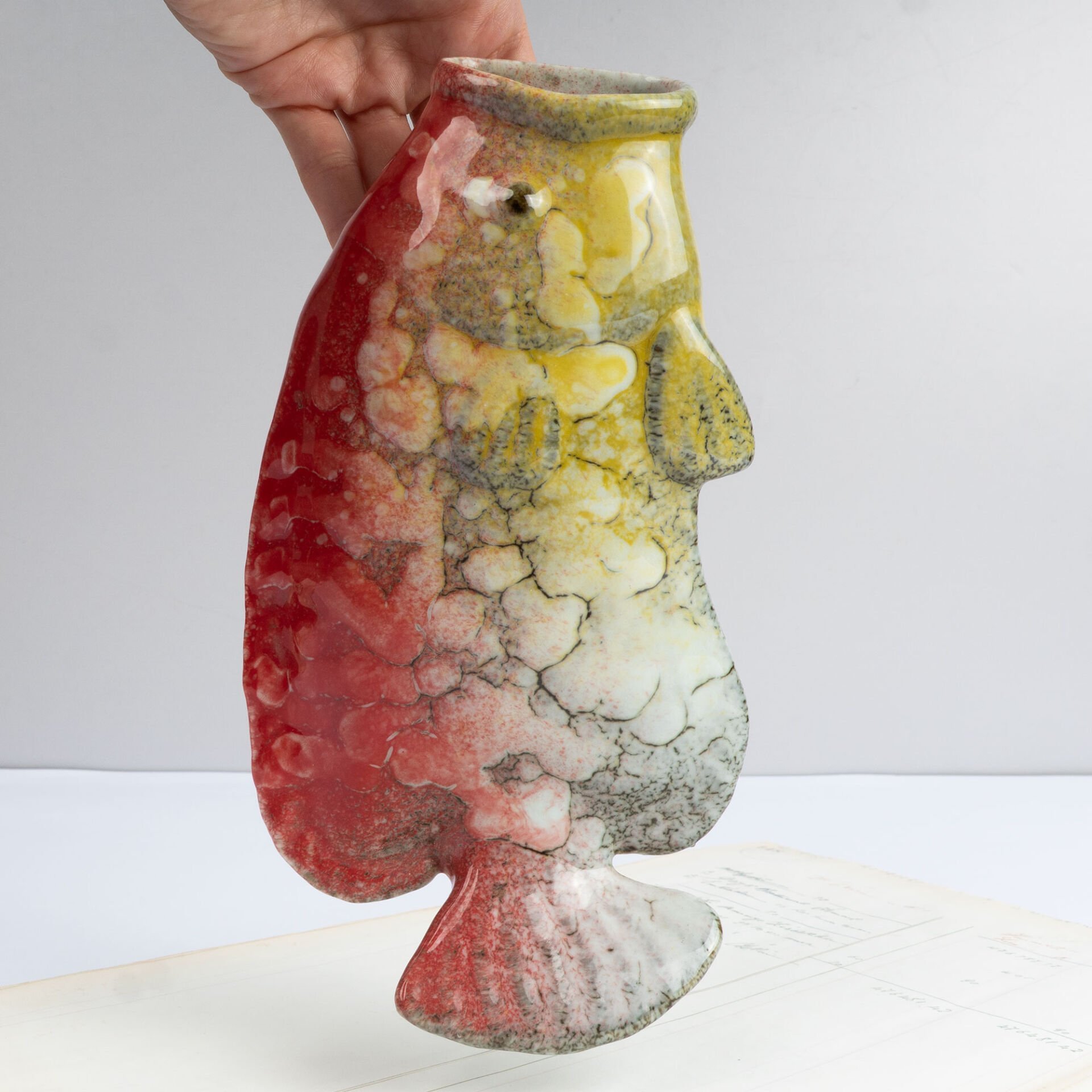 Çin Balık Duvar Vazosu