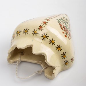 Kandil Biçimli Sade Kütahya Duvar Vazosu