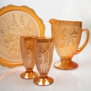 Jeanette Karnaval Cam Sürahi Seti