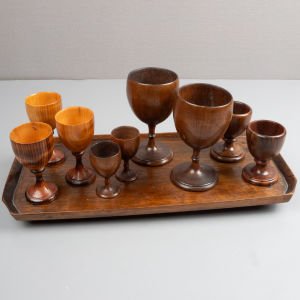 Ahşap Tepsi ve Kadehler