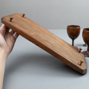 Ahşap Tepsi ve Kadehler