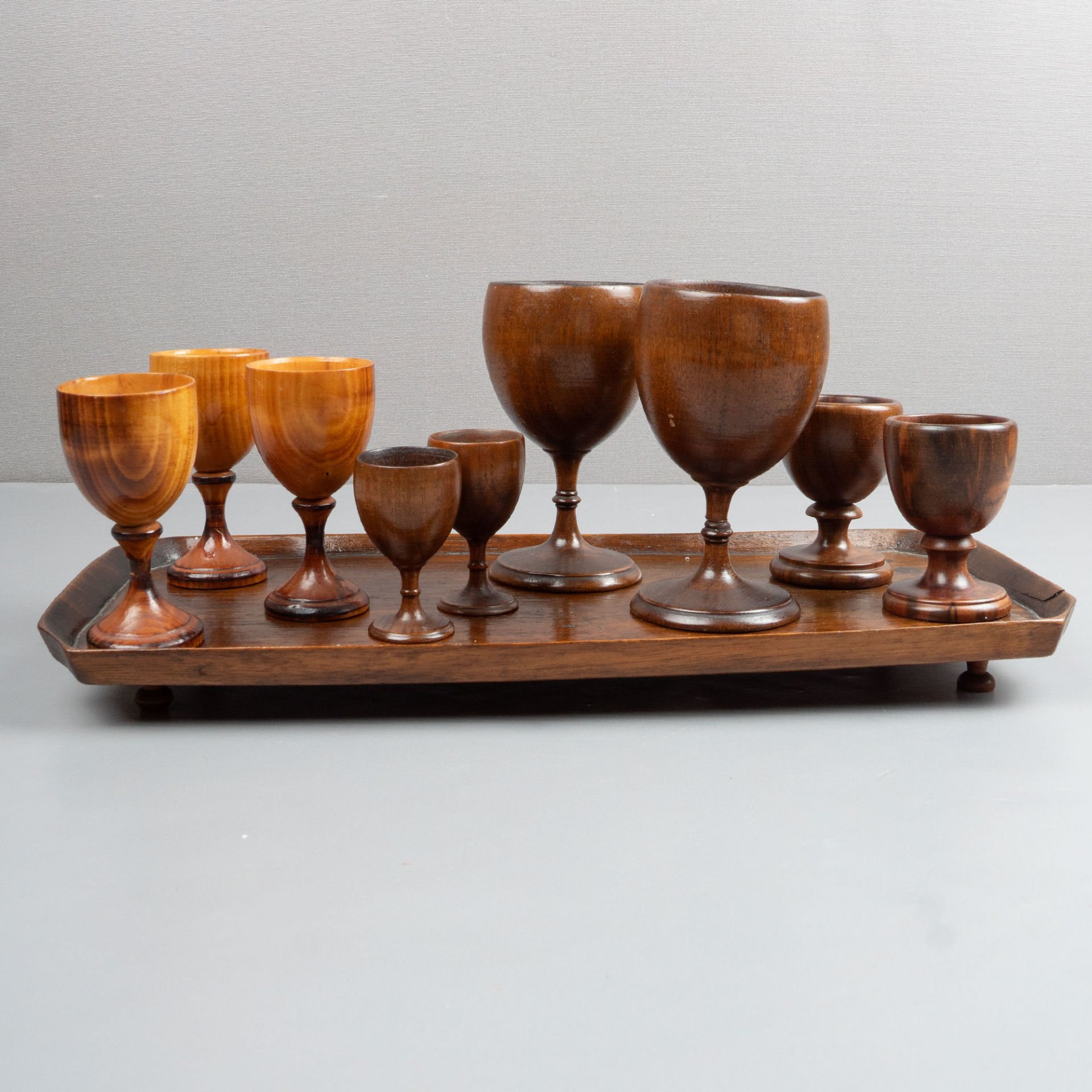 Ahşap Tepsi ve Kadehler