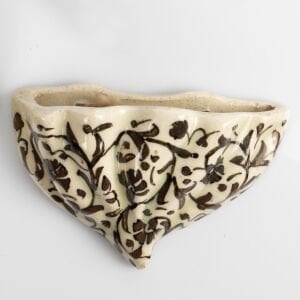 Kurna Biçimli Kütahya Duvar Vazosu