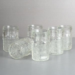 Cami Kabartmalı Şeffaf Bardak Seti